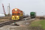 Another train load of turbine part arrives at Hoosier Lift to be unloaded